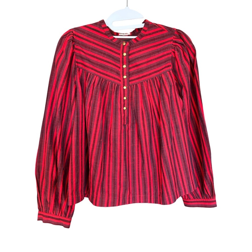MOTHER NWOT Cotton Swing Top Sun Down Stripe Size XS